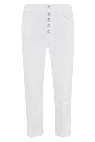 Pantalone koons con bottone gioiello DP268BBS0030DPTD 000 DONDUP 