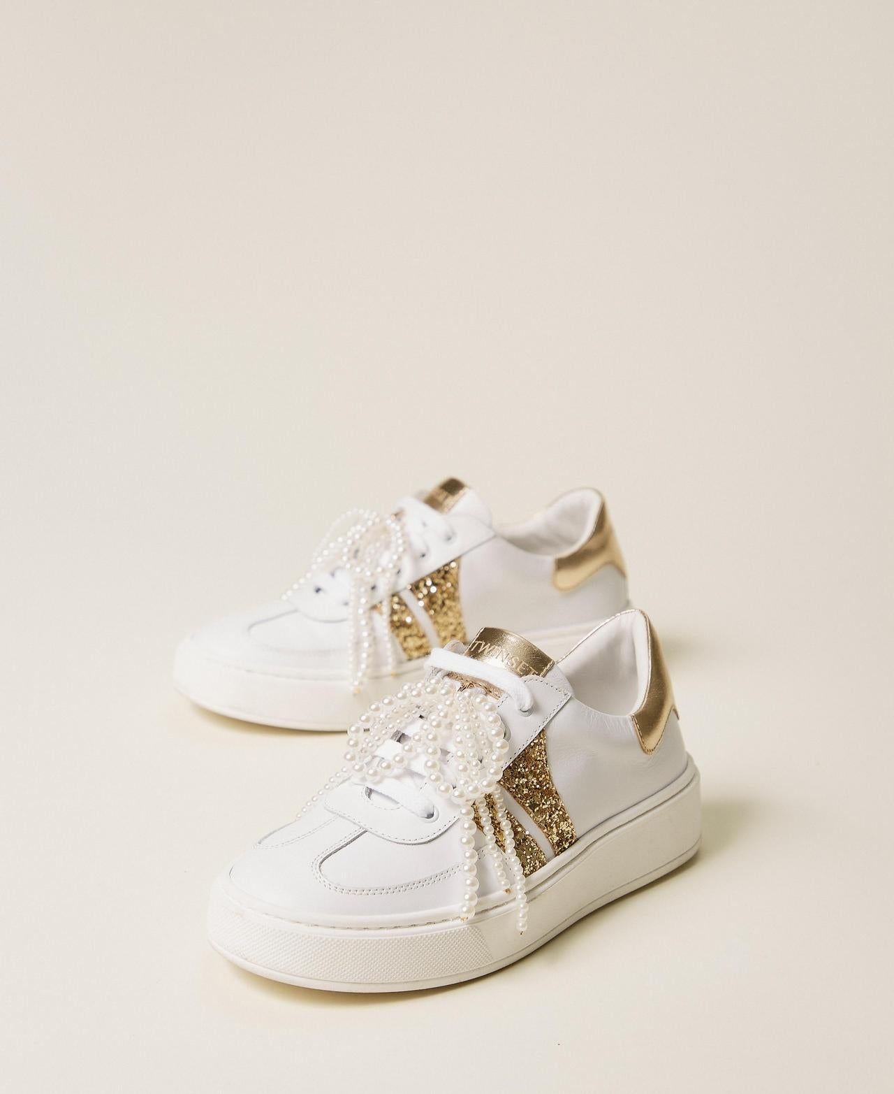 sneakers con glitter 261GCJ-012 13238 TWINSET GIRL 