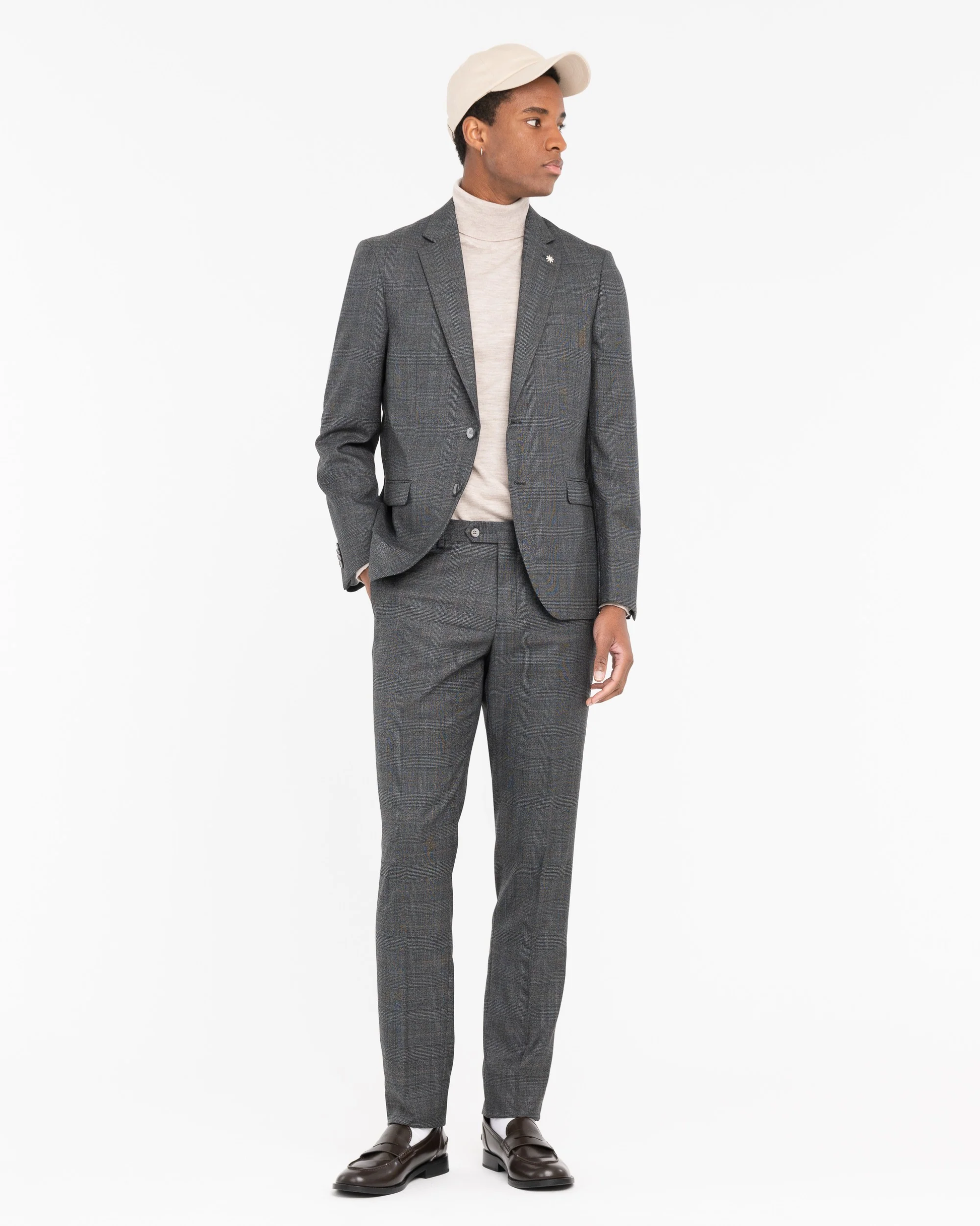 abito galles in lana stretch 3732A3318C 243788 98 MANUEL RITZ 