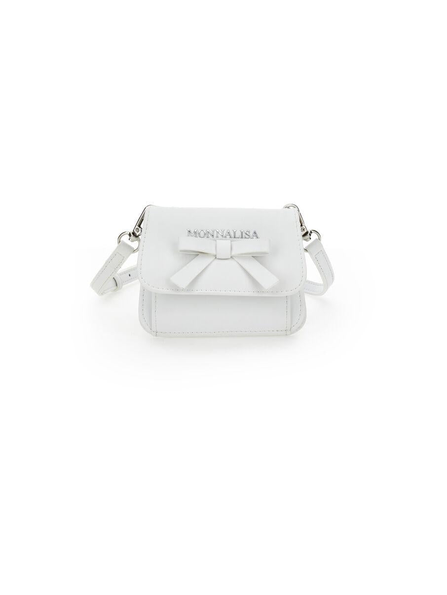 borsa in pelle con fiocco 17E001 5081 0001 MONNALISA 