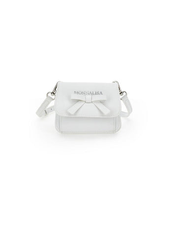 borsa in pelle con fiocco 17E001 5081 0001 MONNALISA 