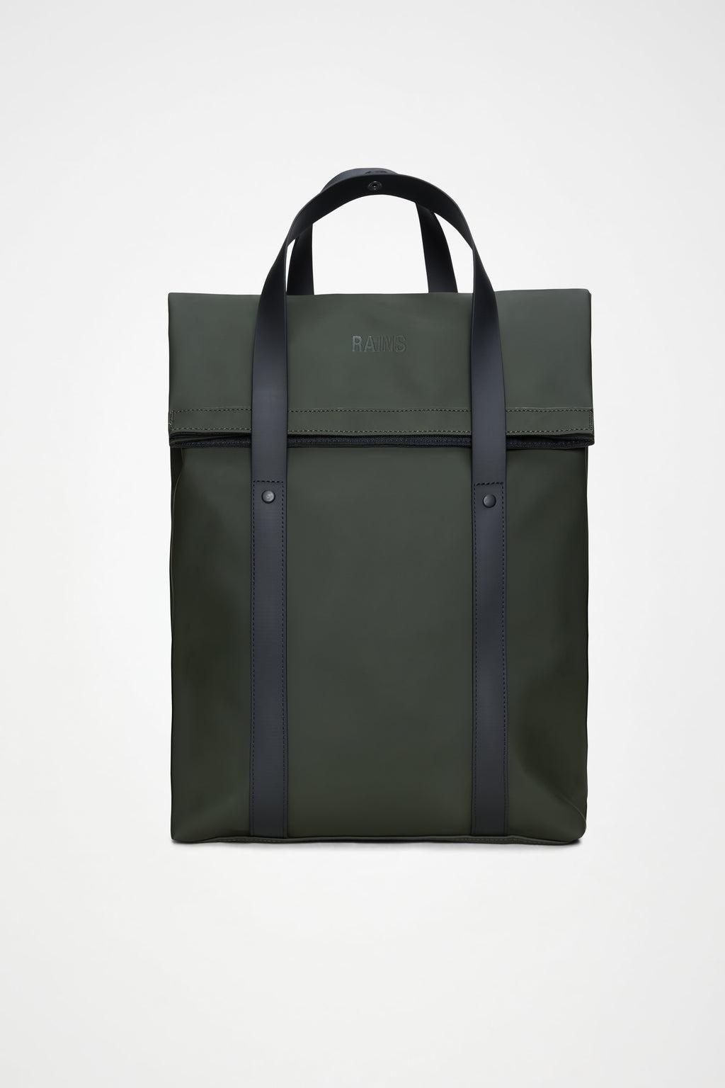 2 way tote backpack 12940 GREEN RAINS 