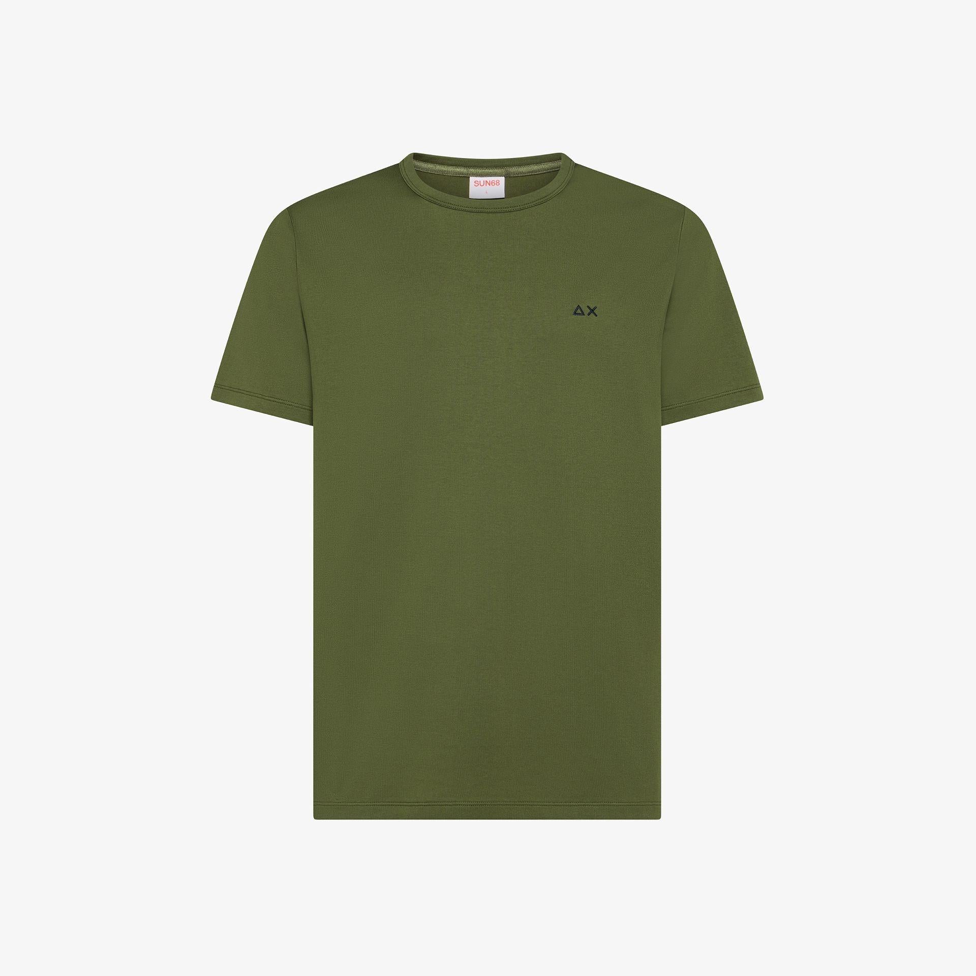 t-shirt jersey mercerized T36127 VERDE SUN68 