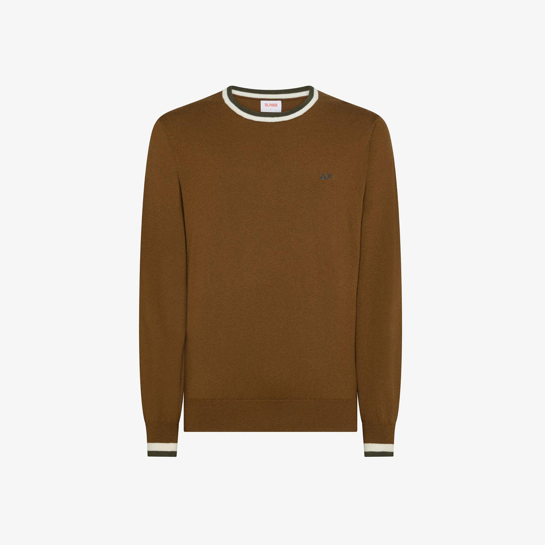 maglione con contrasti K45145 93 SUN68 