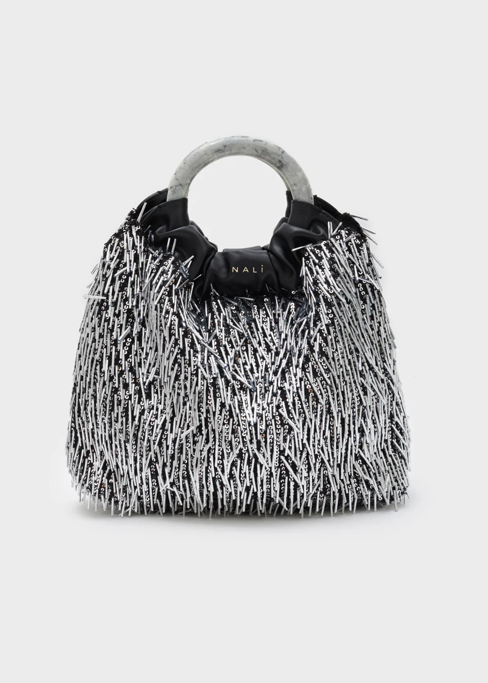 borsa ematite con perline GMBS0004 CANNA DI FUCILE NALI' 