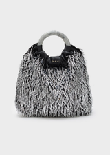 NALI' borsa ematite con perline Canna di fucile