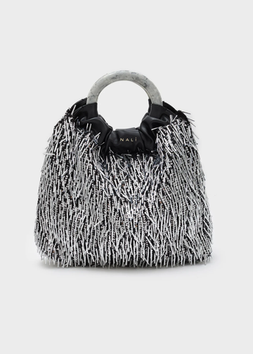 borsa ematite con perline GMBS0004 CANNA DI FUCILE NALI' 