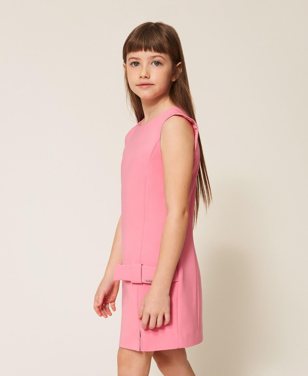 abito corto con fiocco 261GJ2Q58 07207 TWINSET GIRL 