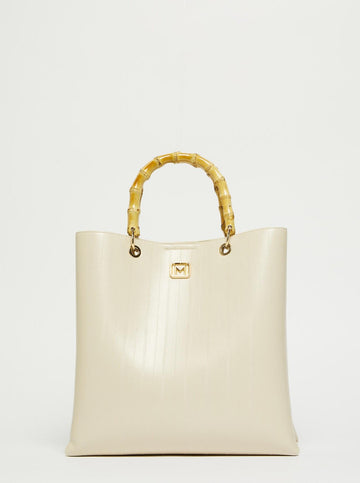 borsa con manici in bambù MLAEGUALE 001 MARella ACCESSORI 