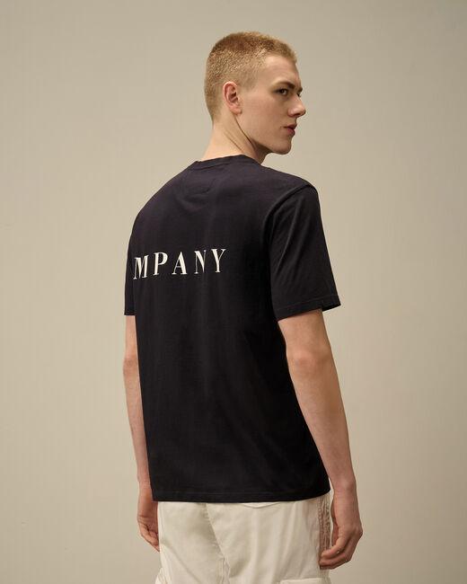 t-shirt front back logo 18CMTS139A 005100W 888 CP COMPANY 