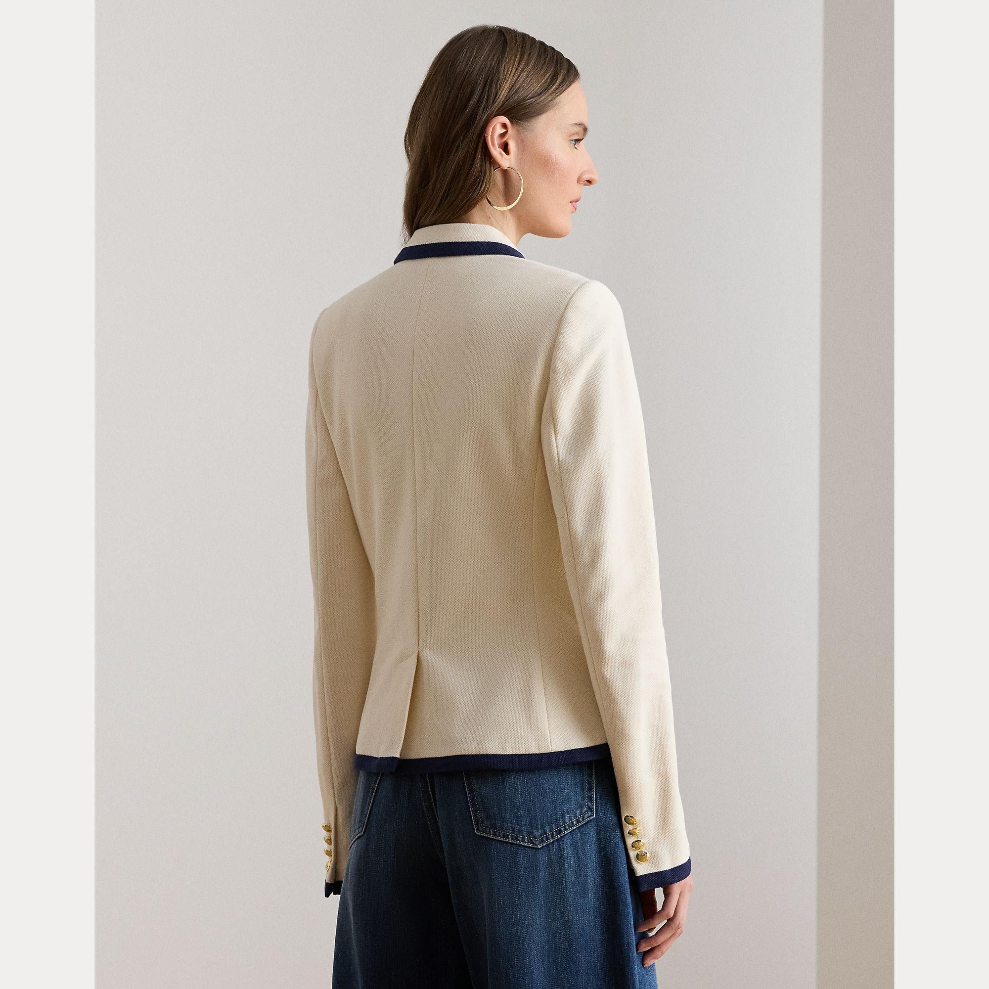blazer doppiopetto in piquè 200-P09081 001 LAUREN RALPH LAUREN 