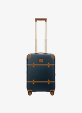 BRIC'S trolley cabina bellagio con inserti pelle Blu