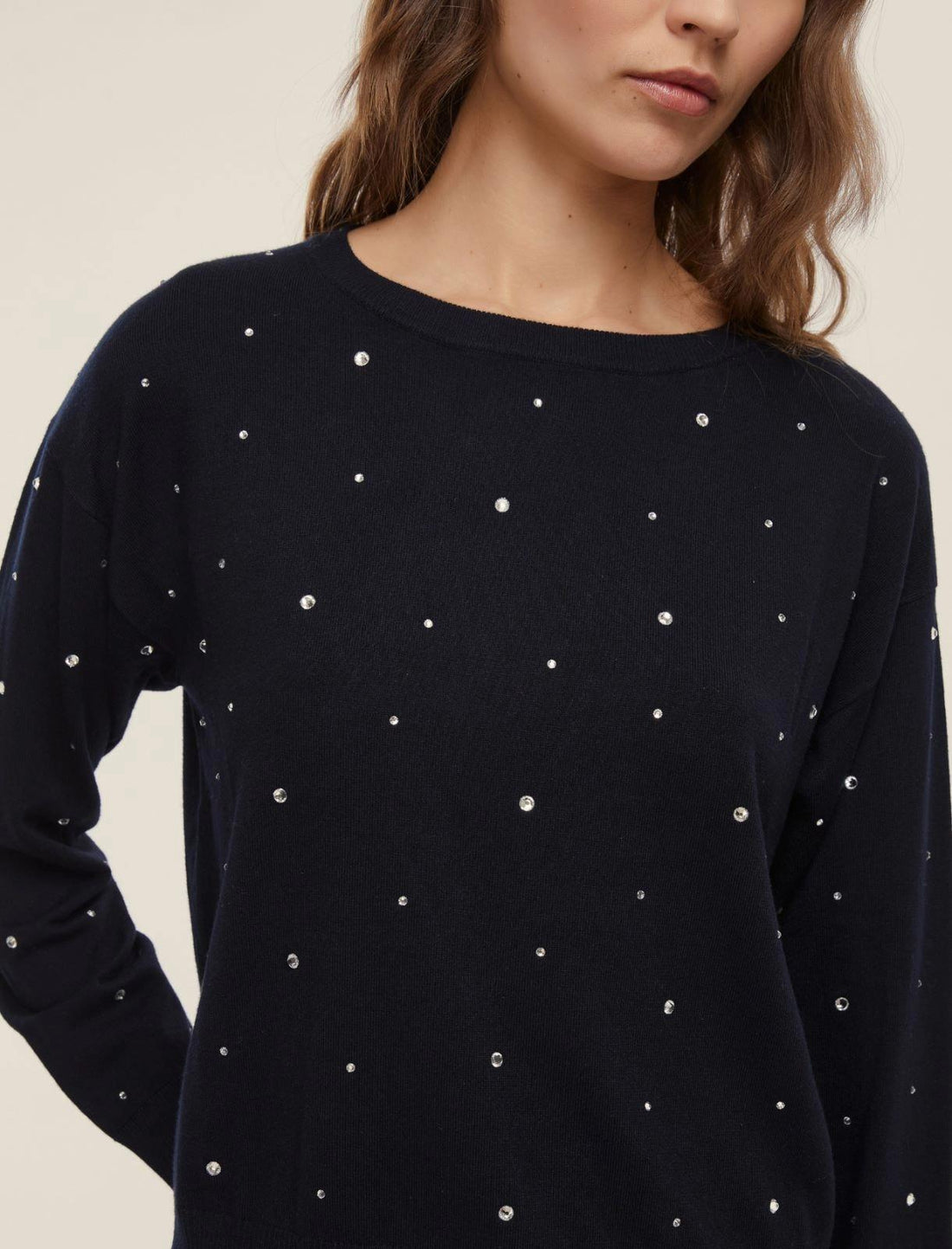 maglia oversize con applicazioni EMBASSY 010 EMME MARELLA 