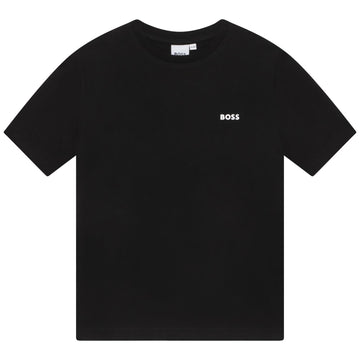 t-shirt mini logo petto J25P23 09B BOSS 