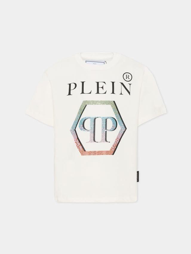 T-shirt con logo S6PHJGTH157 002 PHILIPP PLEIN 