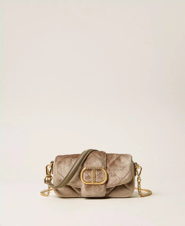 borsa a tracolla amie in velluto 252TB7180 12129 TWINSET 