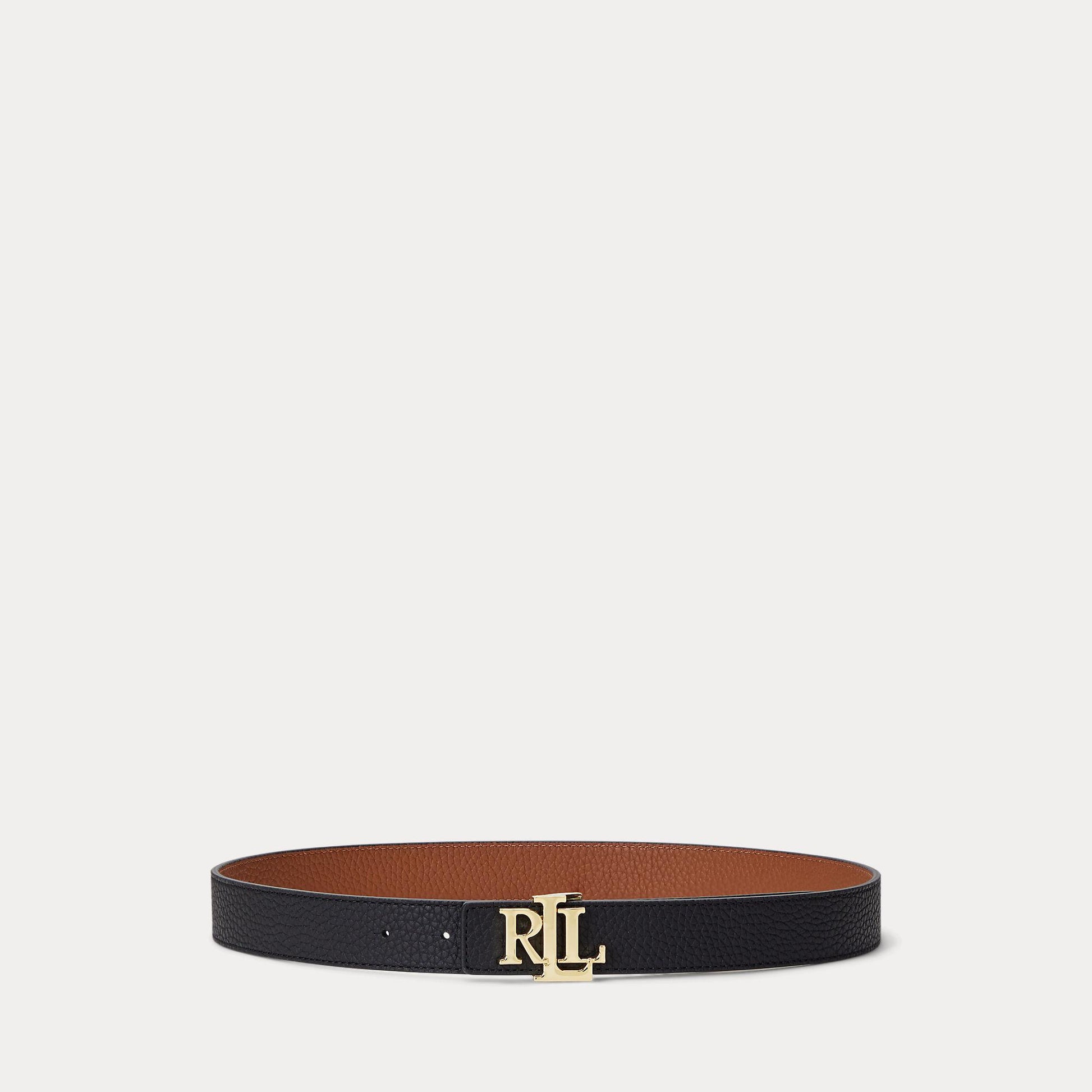 cintura larga in pelle groffata 412-912039 001 LAUREN RALPH LAUREN 