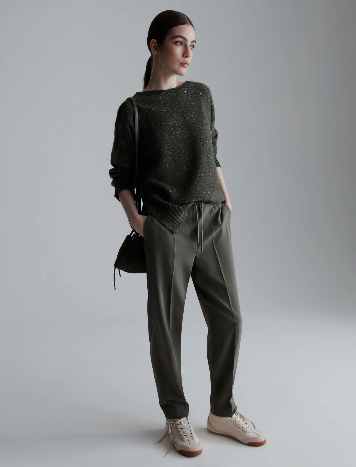 maglia in misto cashmere ENNIO 002 MARella MONOCHROME 