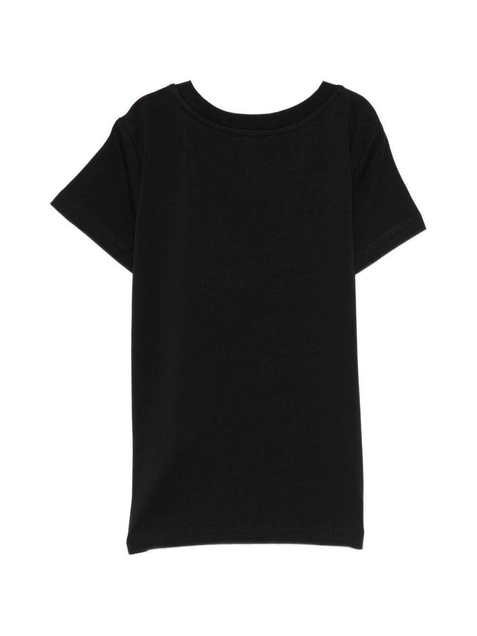 t-shirt strass HHM06K LBA10 60100 MOSCHINO KIDS 