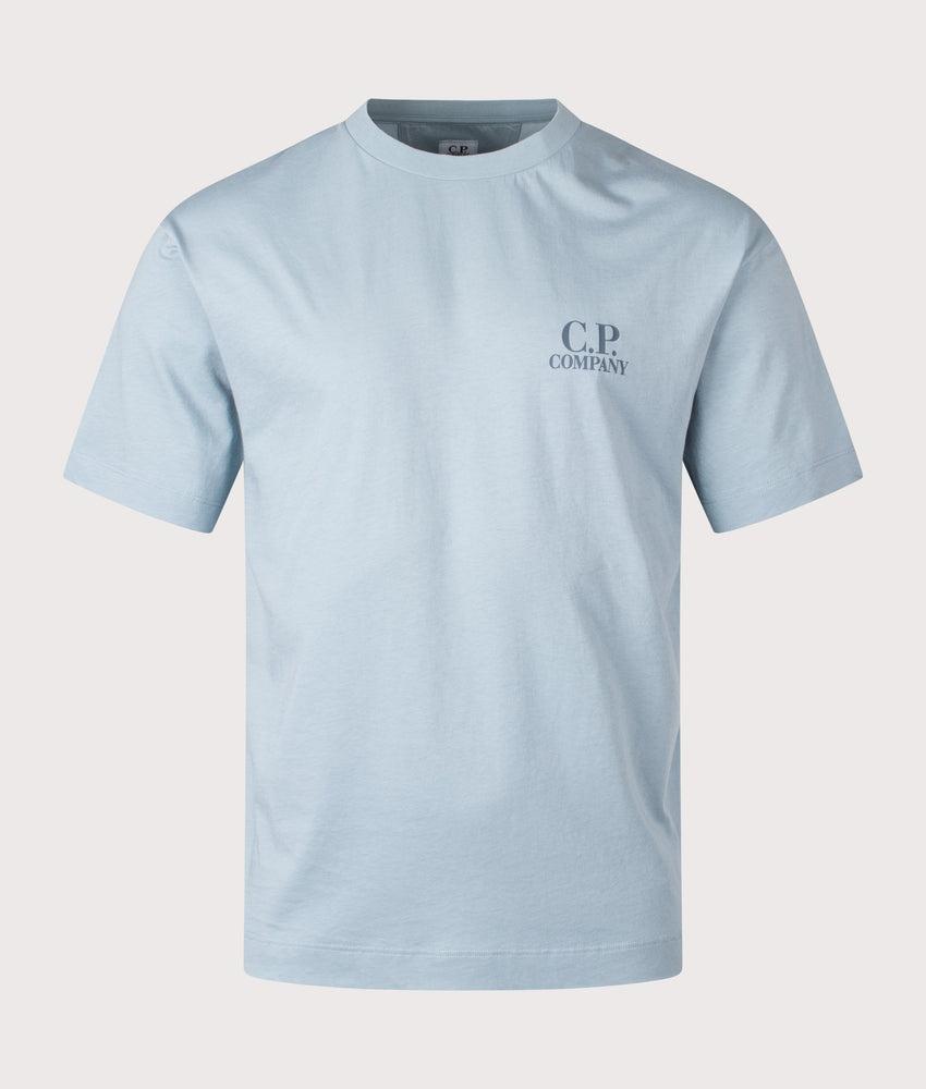 t-shirt printed graphics 20CMTS086A 005100W 809 CP COMPANY 