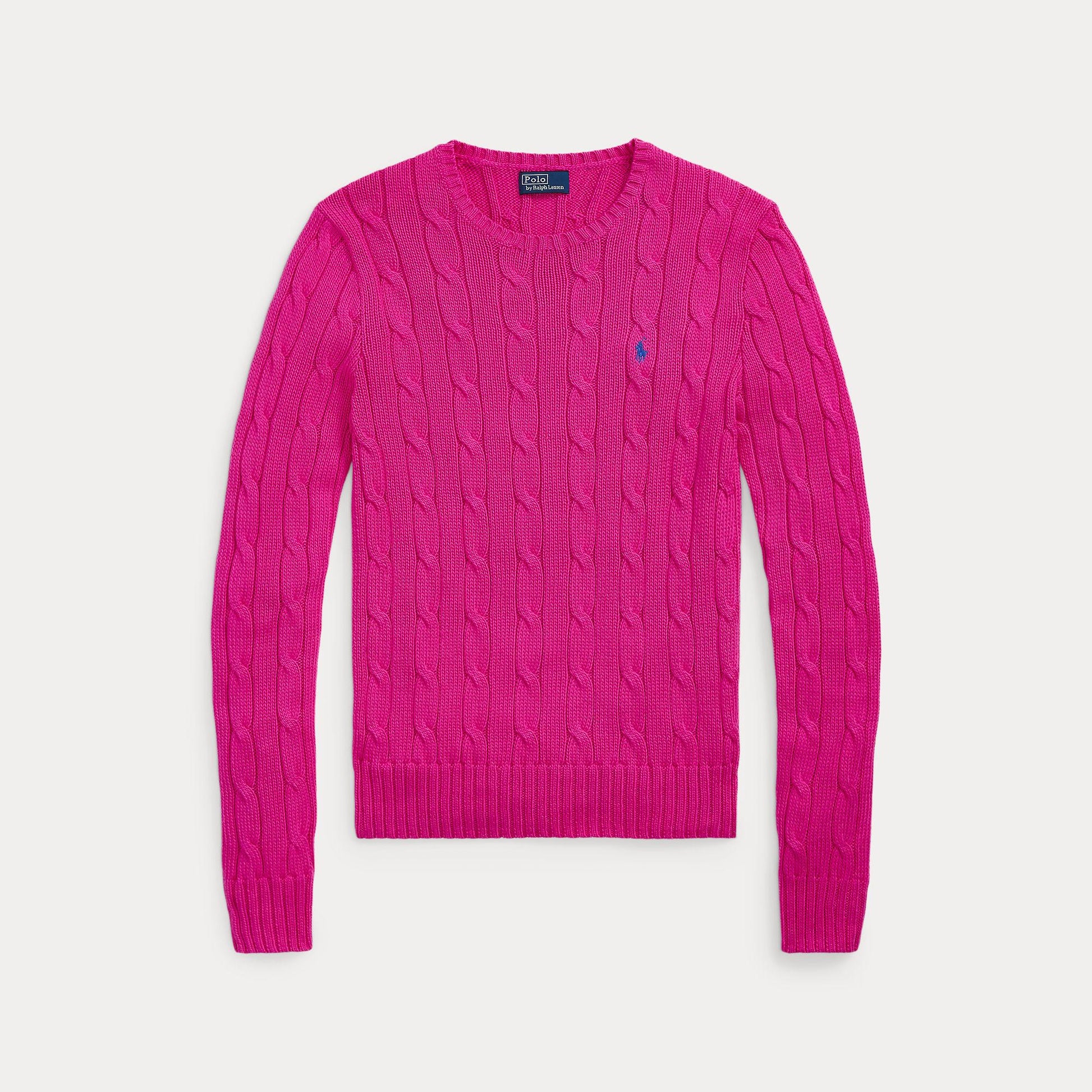 maglioncino a trecce con cavallino 211-891640 025 RALPH LAUREN POLO 