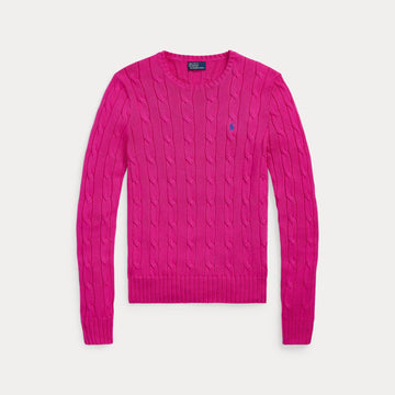 maglioncino a trecce con cavallino 211-891640 025 RALPH LAUREN POLO 