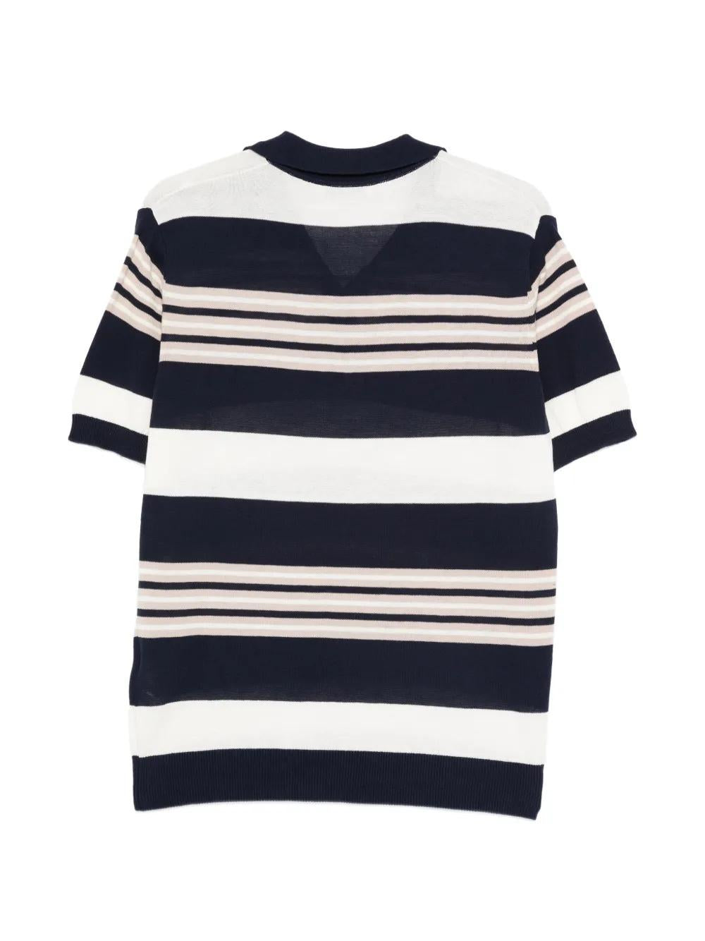polo in cotone a righe 4032M515 263320 89 MANUEL RITZ 