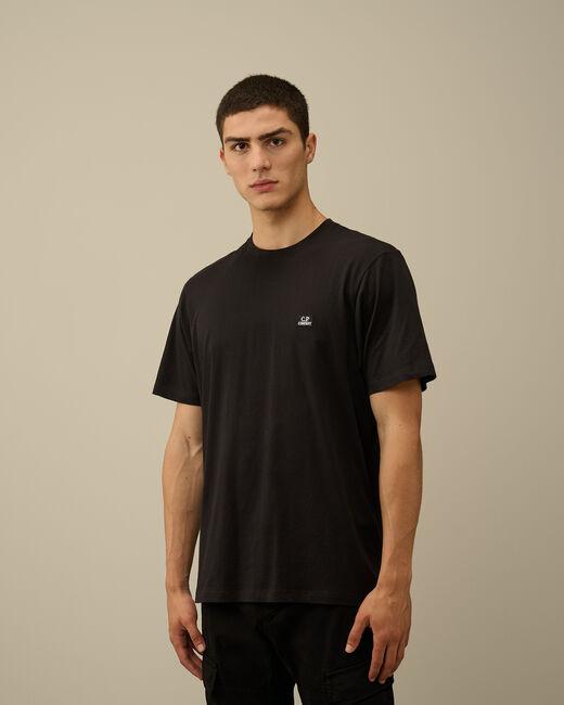 t-shirt con ricamo logo 17CMTS031A 005100W 999 CP COMPANY 