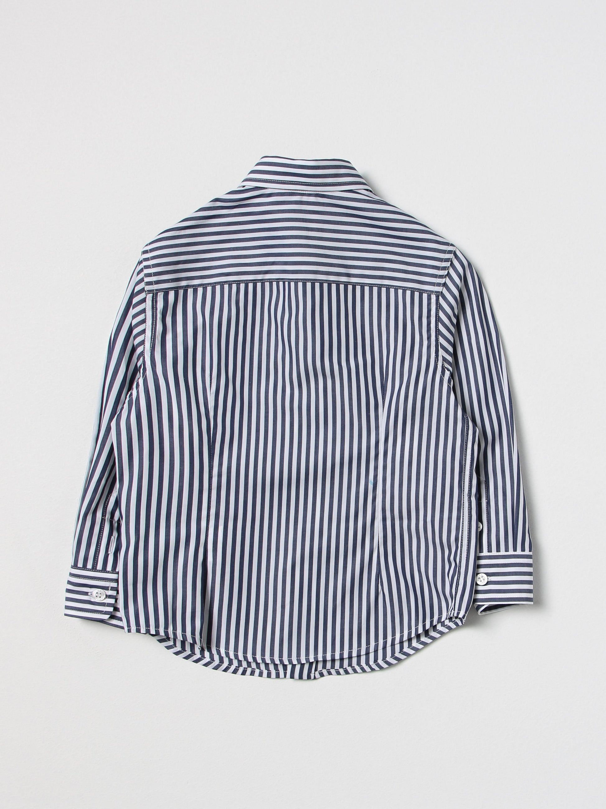 camicia a righe sottili FS5P00 P0269 100BL FAY 