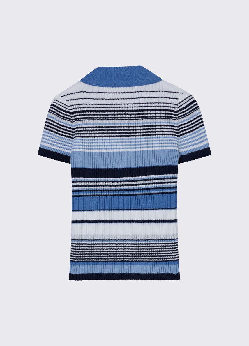 Polo in maglia a righe GA6194MA74R L9013 LIU JO JUNIOR 