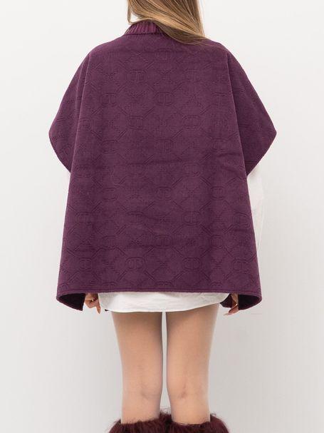 poncho logato 252TO5420 12635 TWINSET 
