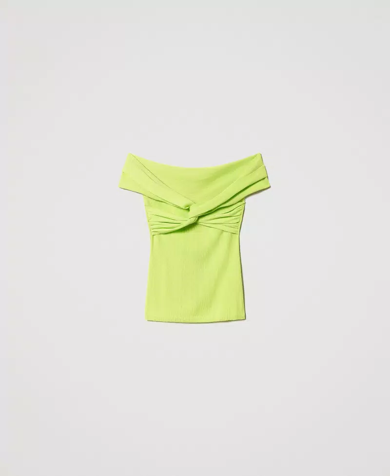 Top con drappeggi 231AP3031 10328 TWINSET ACTITUDE 