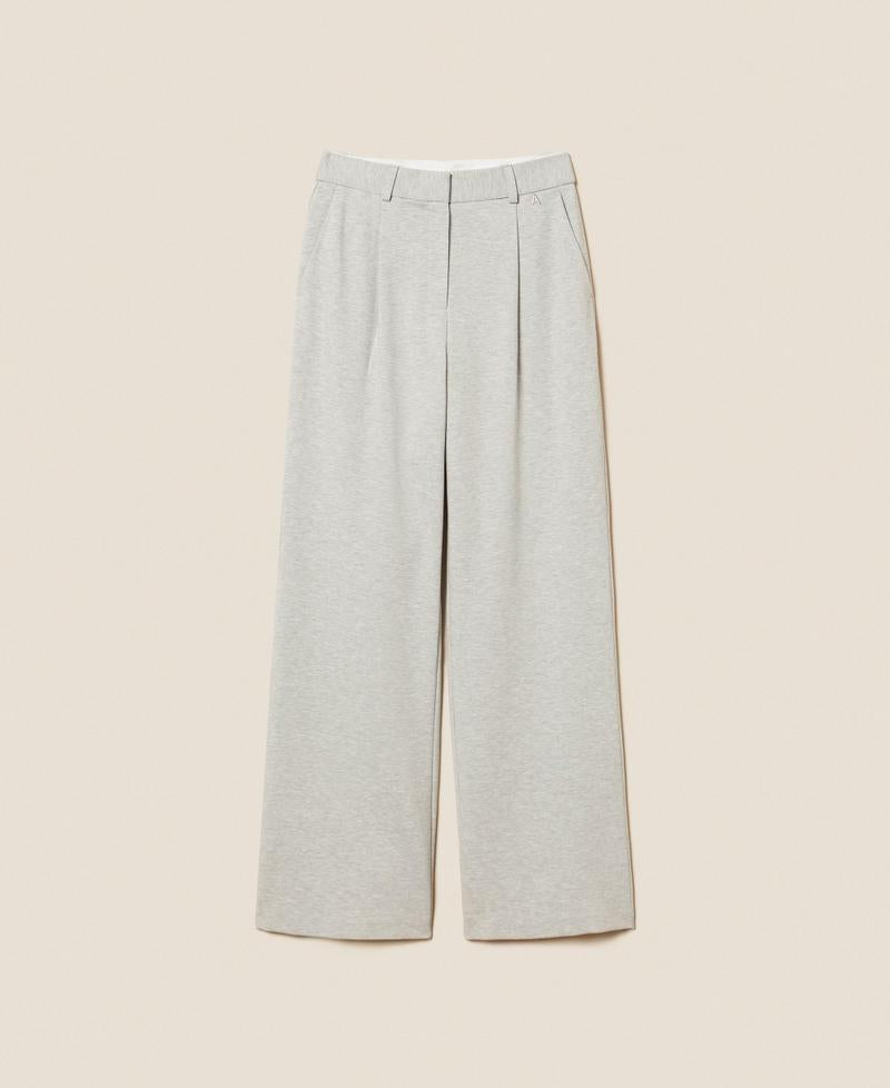 pantalone a palazzo con tasche 261AP2145 12837 TWINSET ACTITUDE 