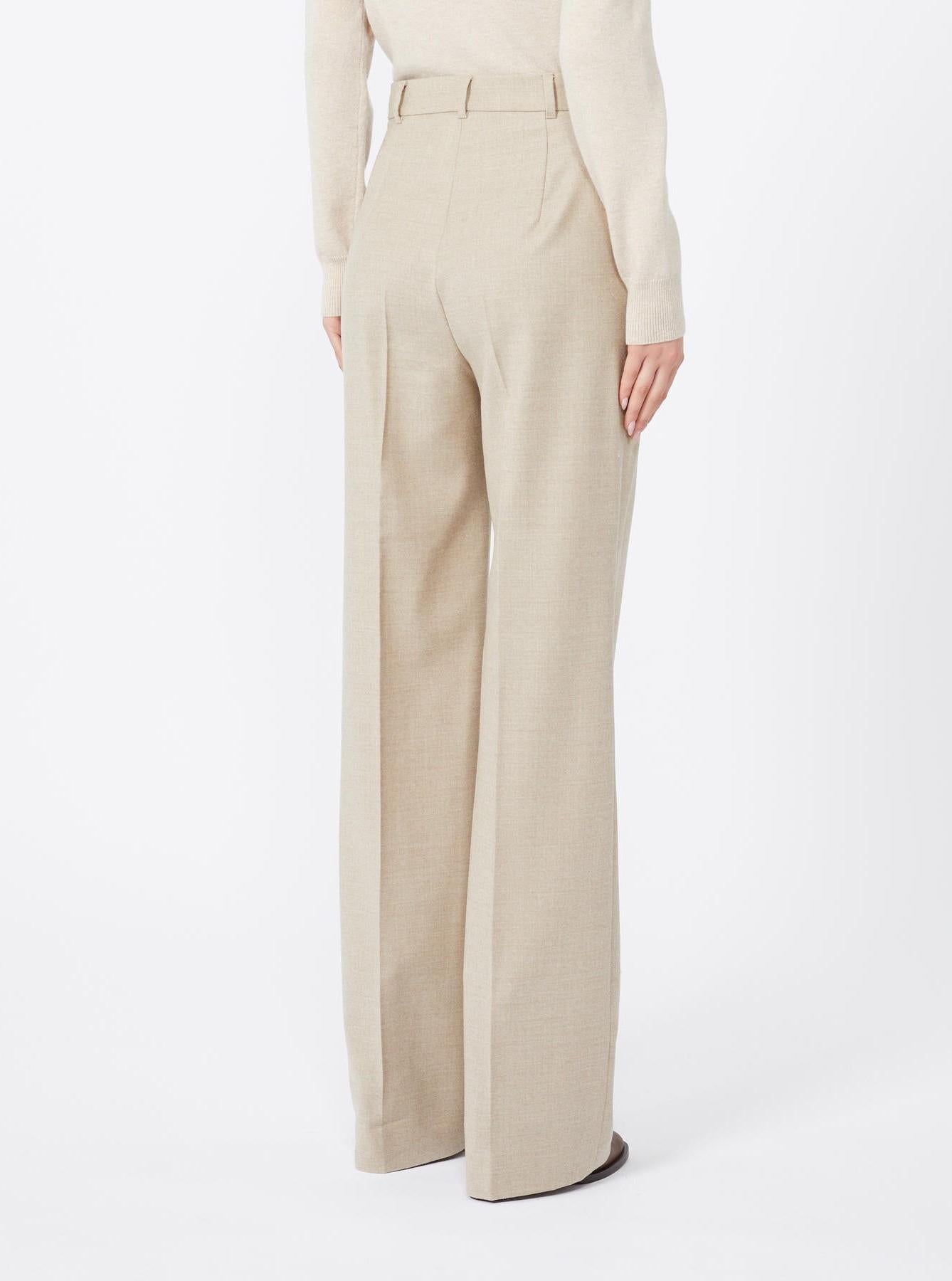pantalone in flanella stretch LAMBRO 052 MAXMARA STUDIO 