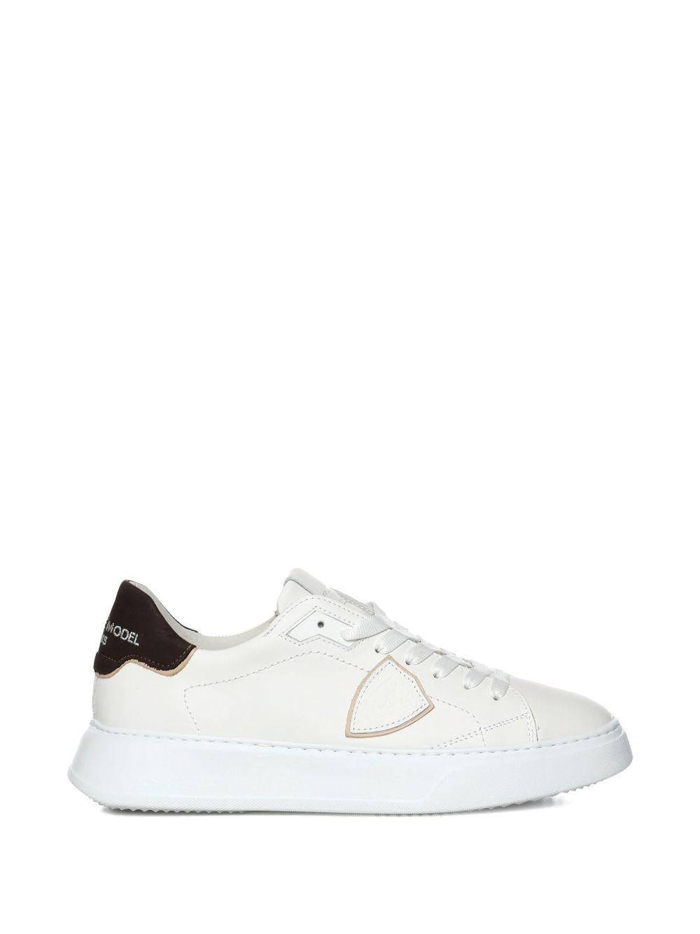 sneakers logata BTLU VU01 BLANC BRUN VU01 PHILIPPE MODEL 