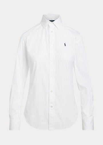 camicia in cotone con logo 211-891376 001 LAUREN RALPH LAUREN 