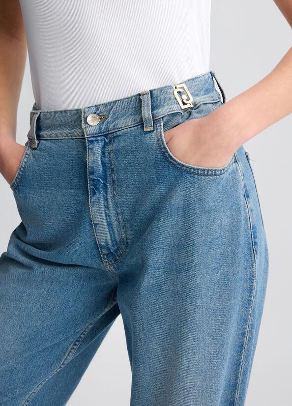 jeans baggy a vita alta UA5149D4666 78869 liU JO 