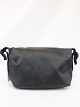 RAINS pochette hilo wash bag Black grain