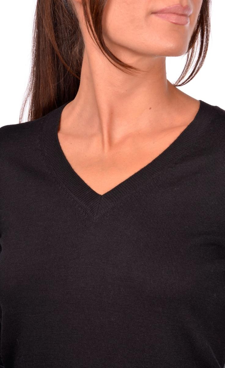 maglia in lana scollo a V 43232 14730 099 GRAN SASSO 