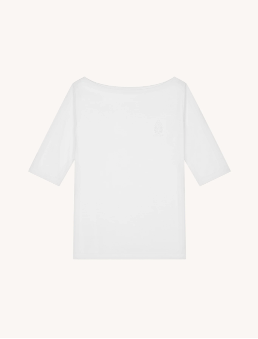 t-shirt scollo a barca DS028JF0271DIT1 000 DONDUP 