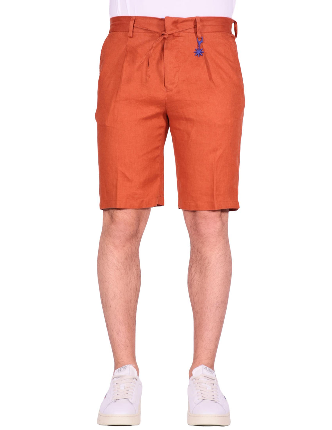 shorts pinces in lino 3632B1788LC 243408 27 MANUEL RITZ 