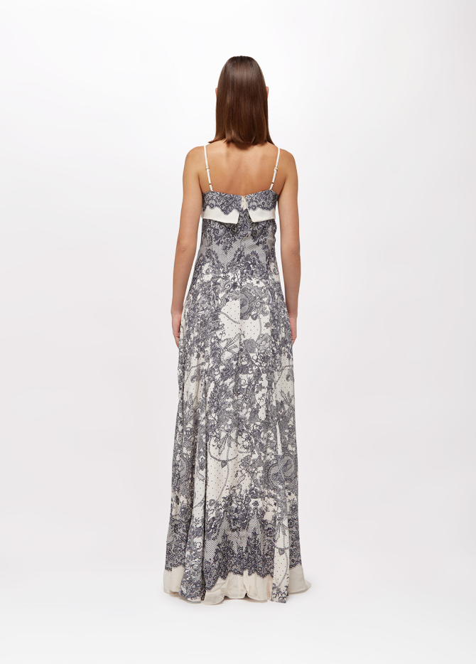 abito lungo con stampa RA6160T523A P9401 Blugirl 