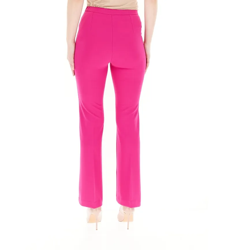 pantalone flare TD0229 FUXIA VICOLO 