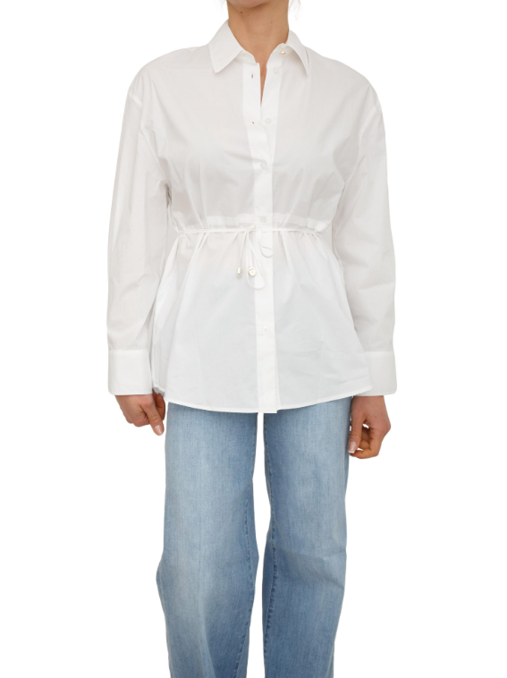 camicia in popeline WA6324T4853 10701 LIU JO WHITE 