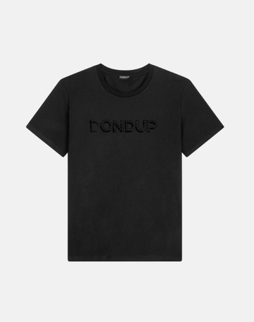 t-shirt con scritta logo US198 JF0309U HY6 999 DONDUP 