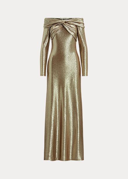 abito a spalle scoperte 254-918932 002 LAUREN RALPH LAUREN 