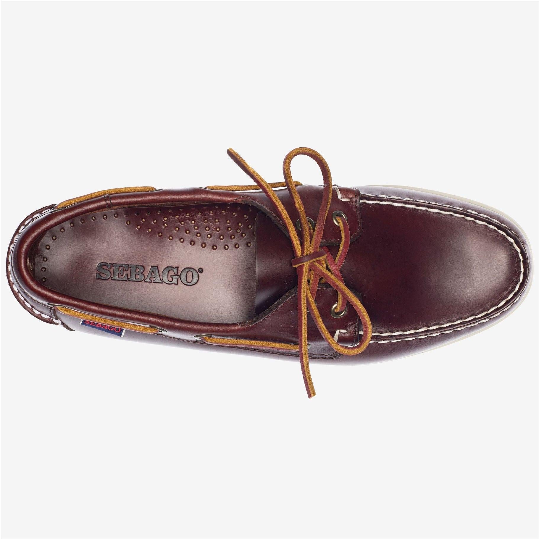 mocassini Docksides Portland Waxed DOCKSIDES PORTLAND WAXED BROWN SEBAGO 