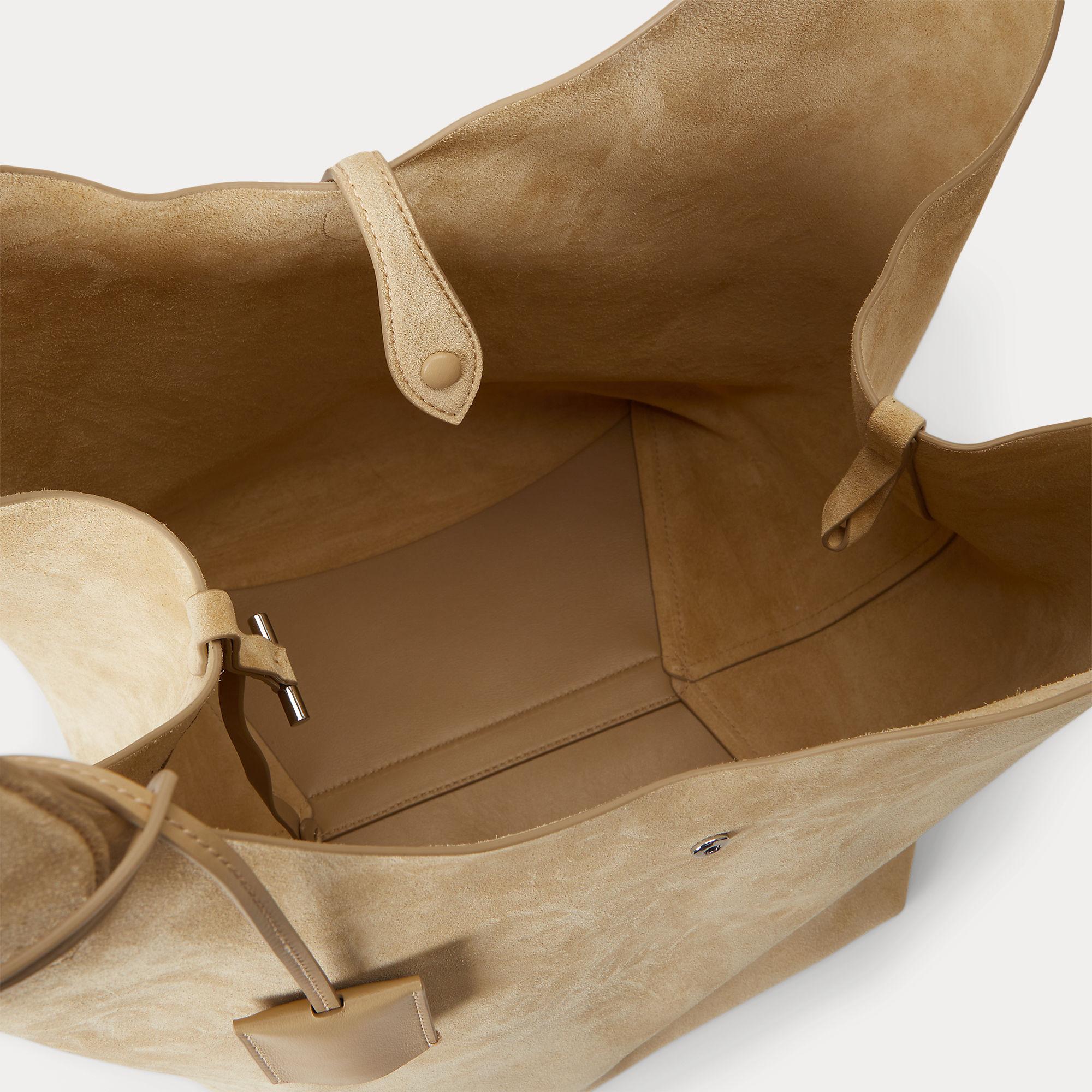 Borsa grande in camoscio 428-968153 004 RALPH LAUREN POLO 