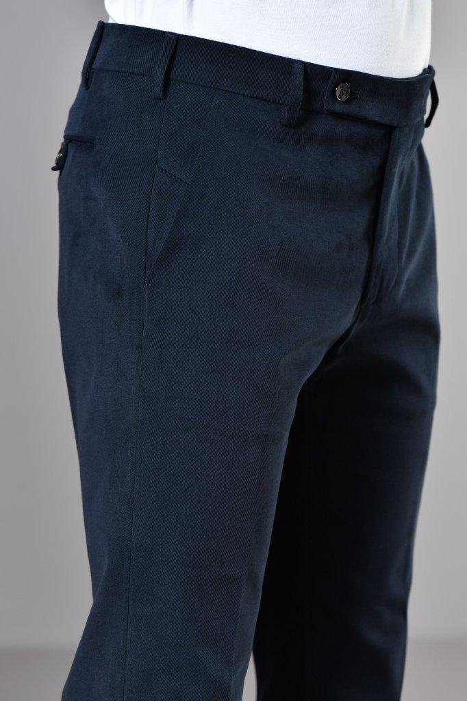 pantalone morello blu MORELLOTS1620X NAVY BERWICH 