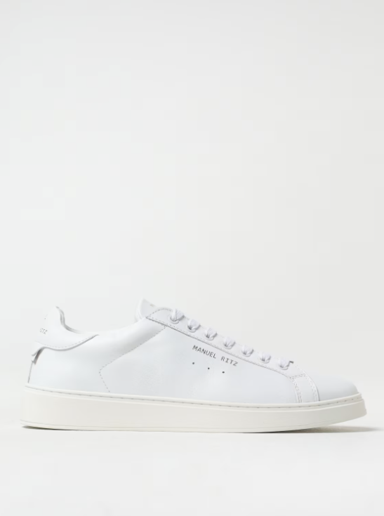 sneakers in pelle con logo 3832Q510 253331 02 MANUEL RITZ 